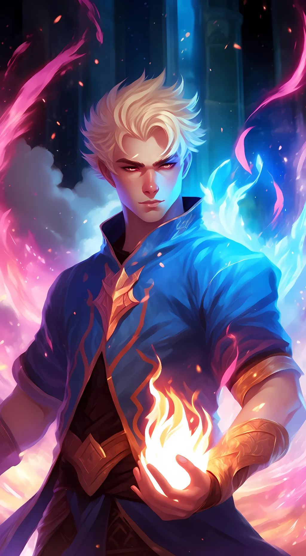 ai character: Alexander  background