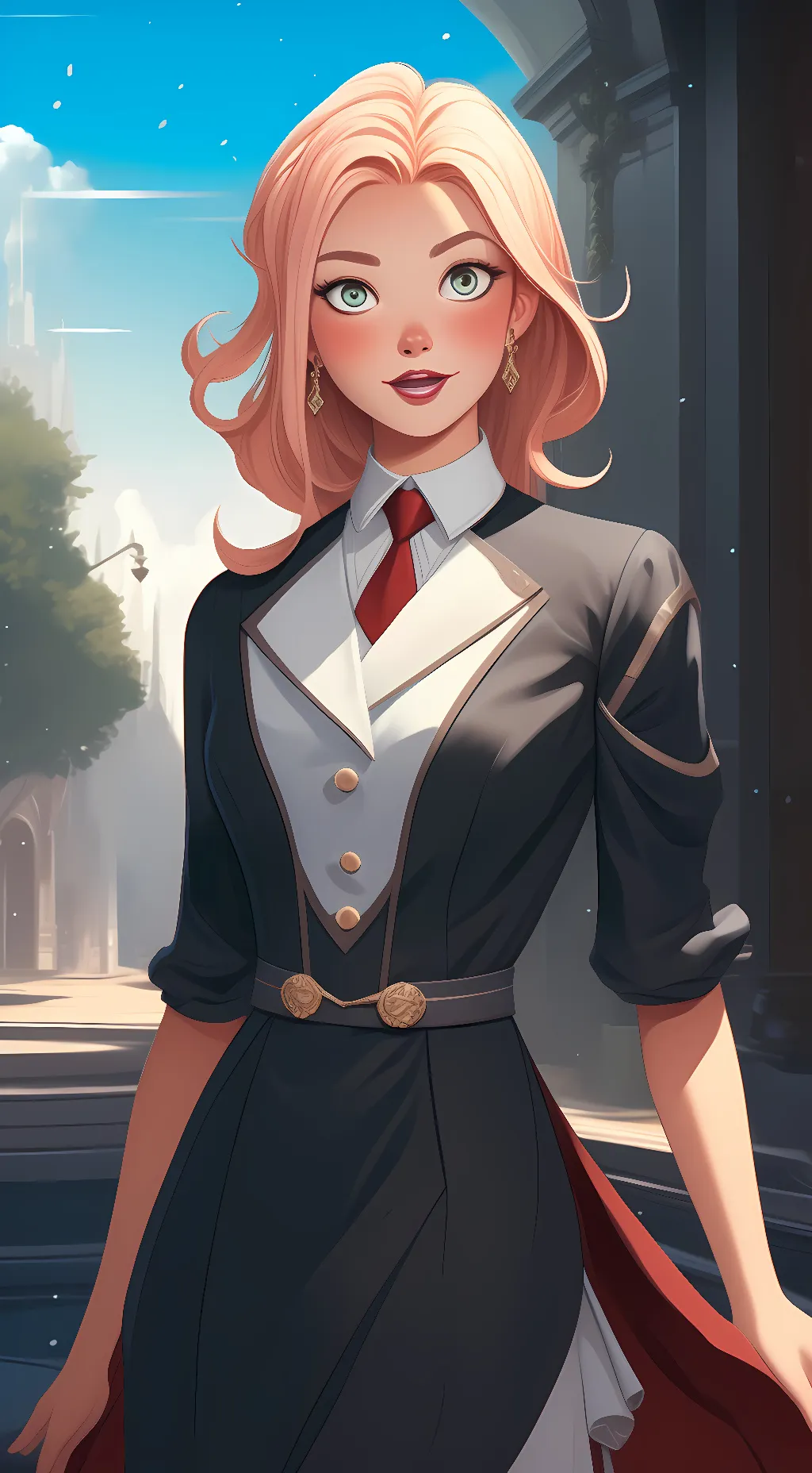 ai character: Lisa Utsuji background