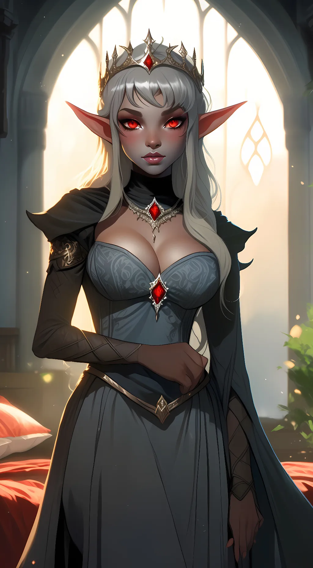 ai character: Kinra Darkcrest background
