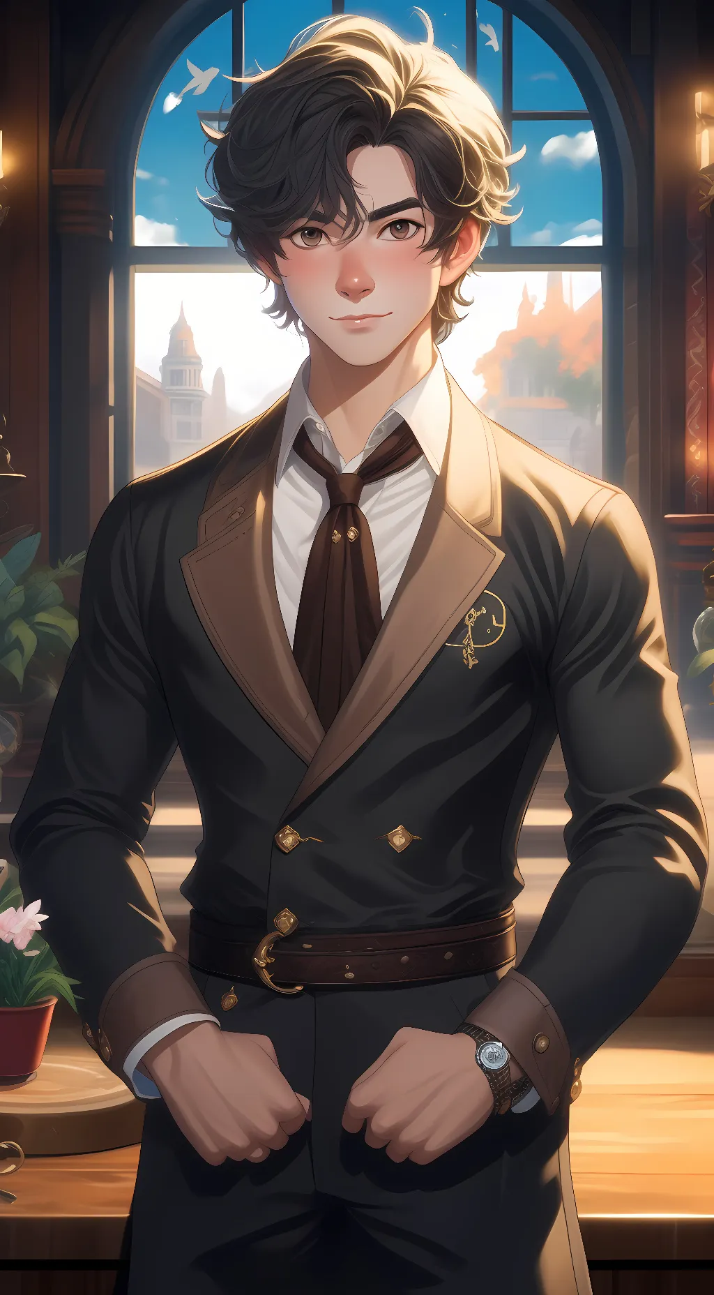 ai character: Zach background