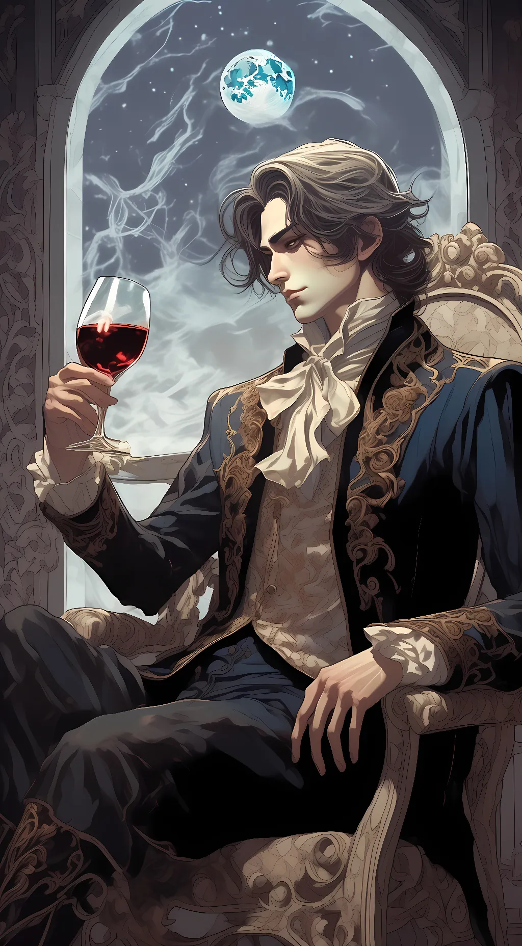 Talkie AI - Chat with Vampire Host Vance