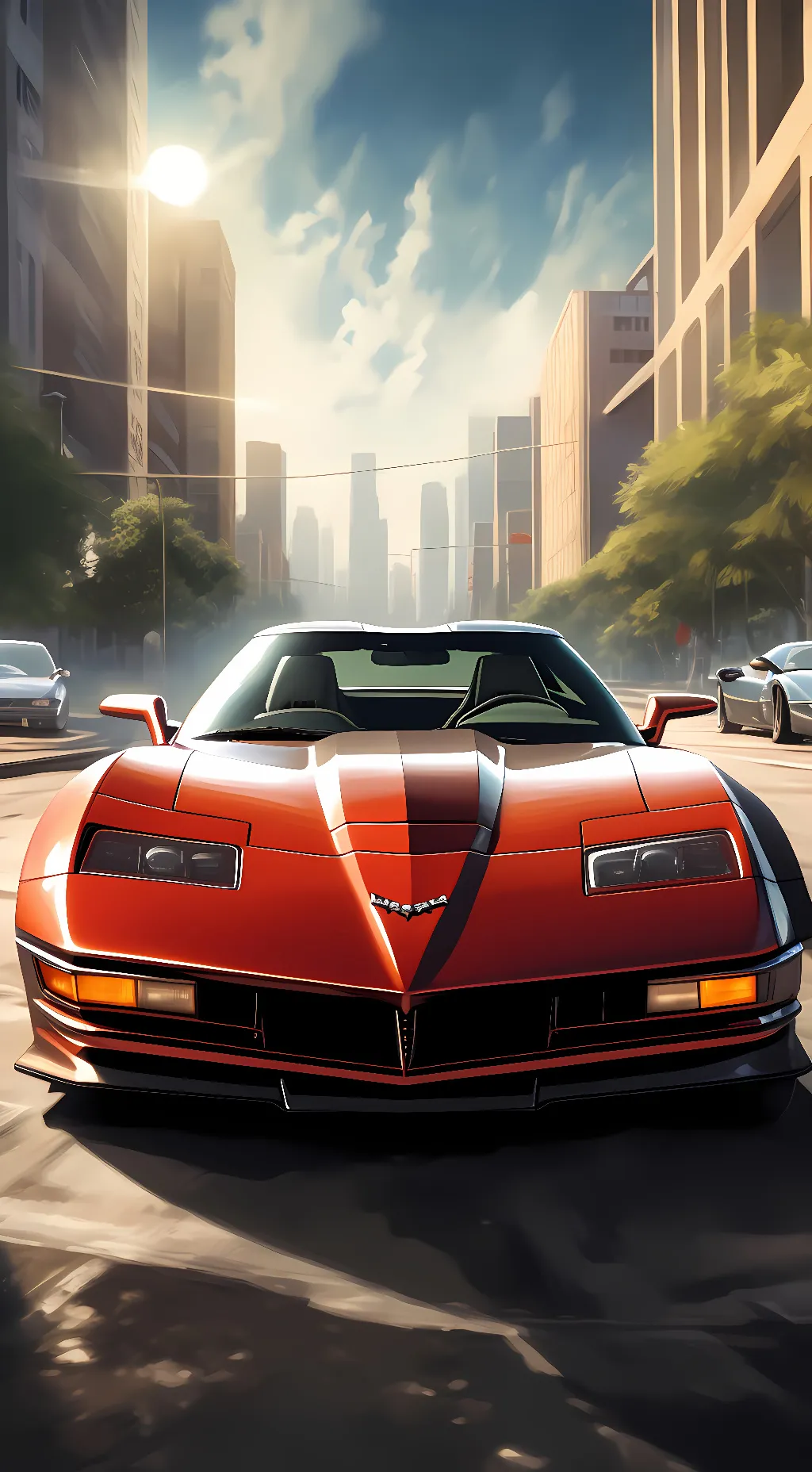 ai character: 9887 corvette  background