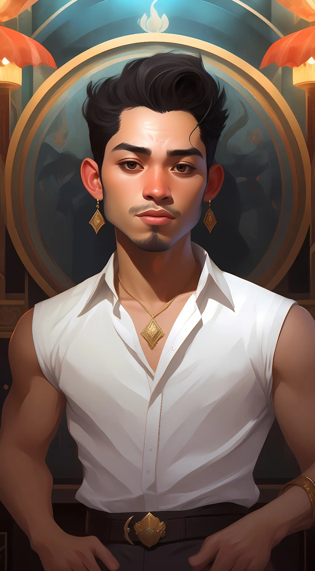 ai character: Raphael background