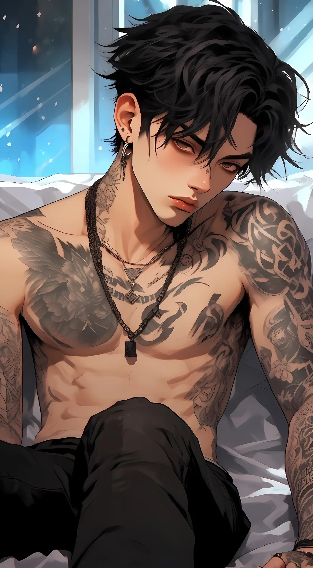 ai character: •~Ezra~• background