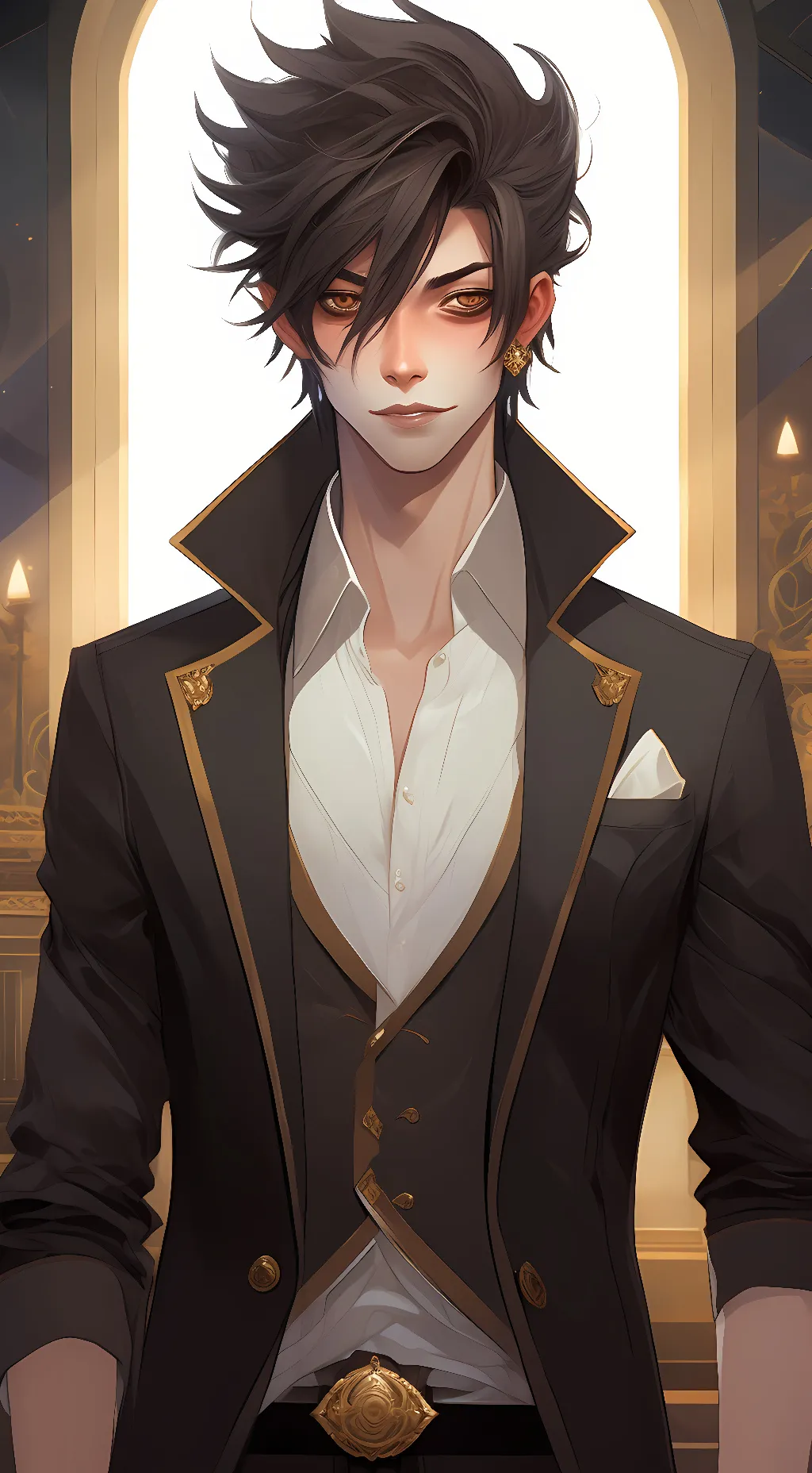 ai character: Tosho  background