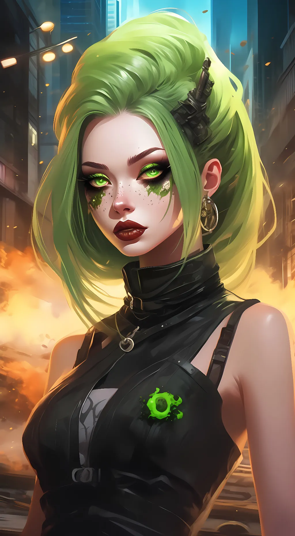 ai character: Stevena background