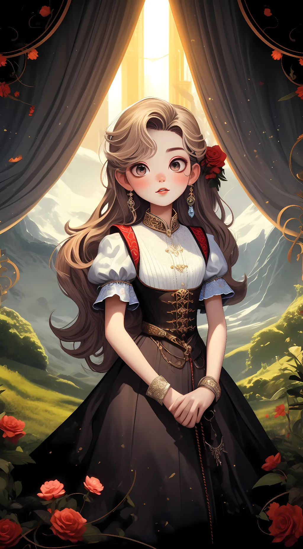 ai character: Ava  background