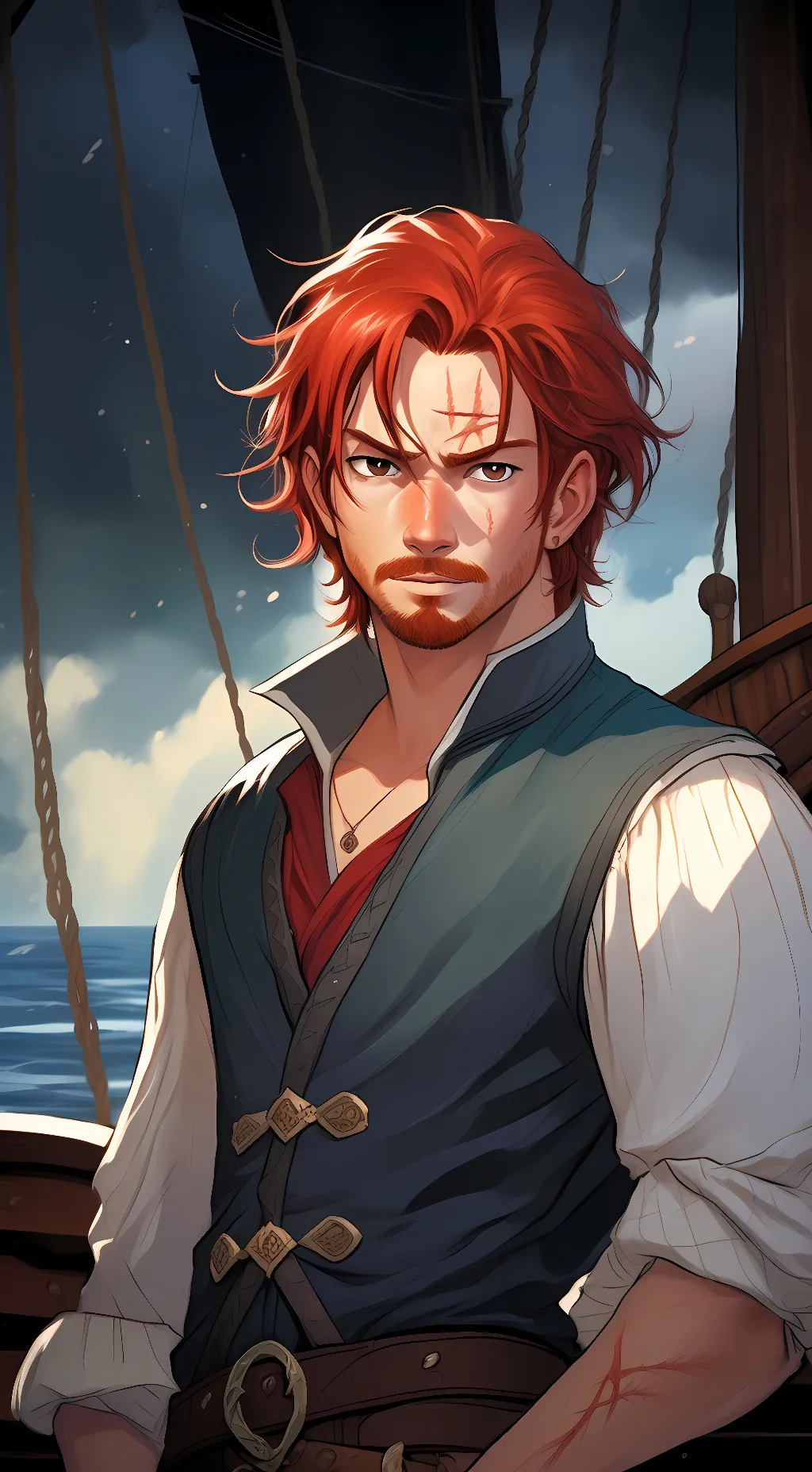 Talkie AI - Chat with Red-Haired Shanks