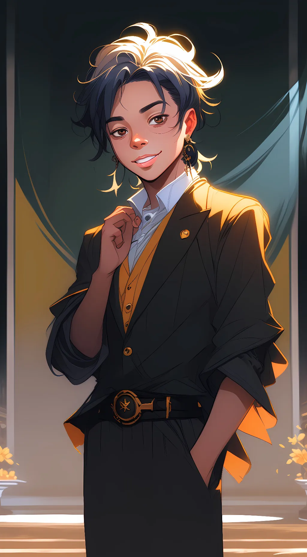 ai character: Ishowspeed background