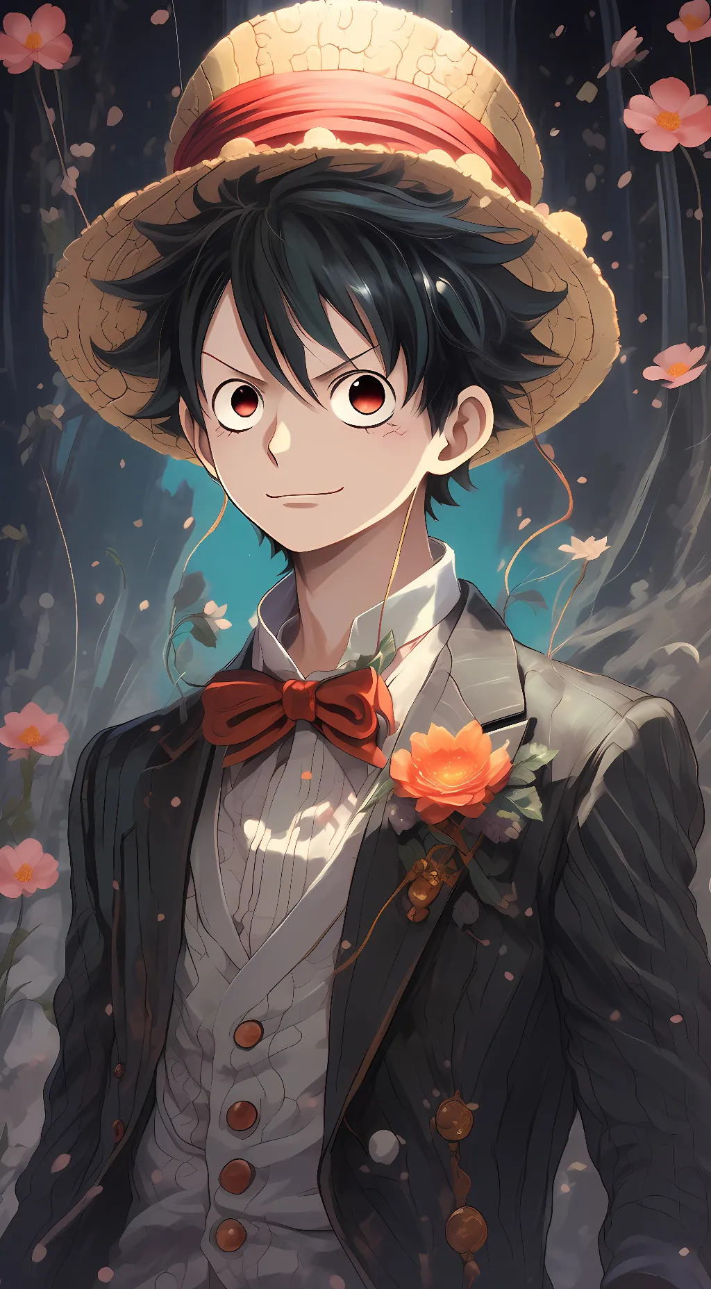 ai character: Luffy background