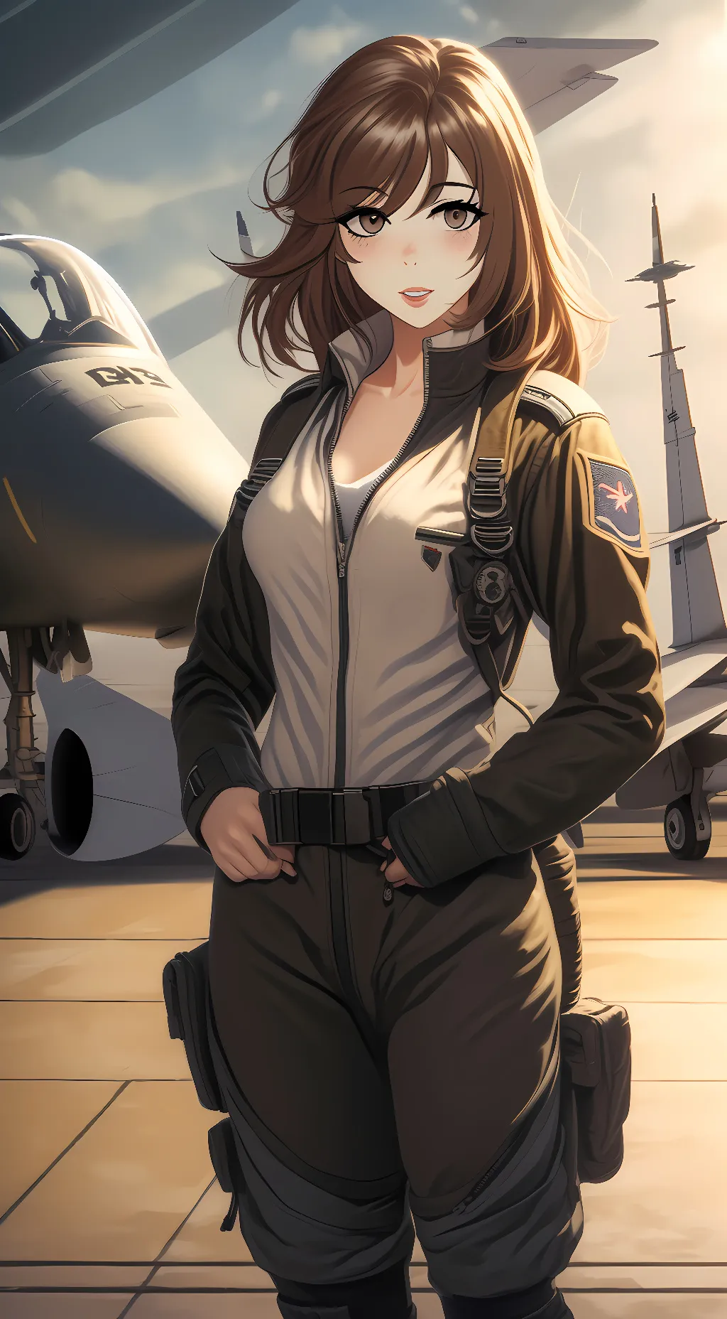 ai character: Rose background