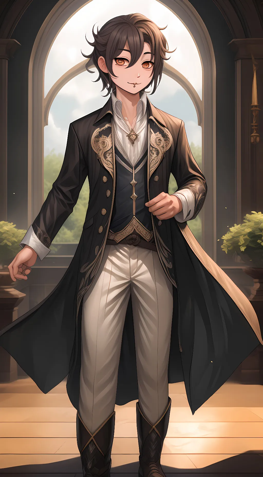 ai character: Leo Chase background