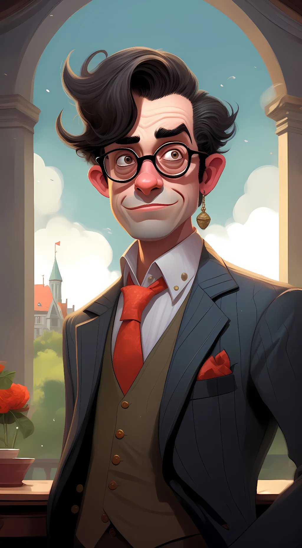 ai character: Stupid idiot background