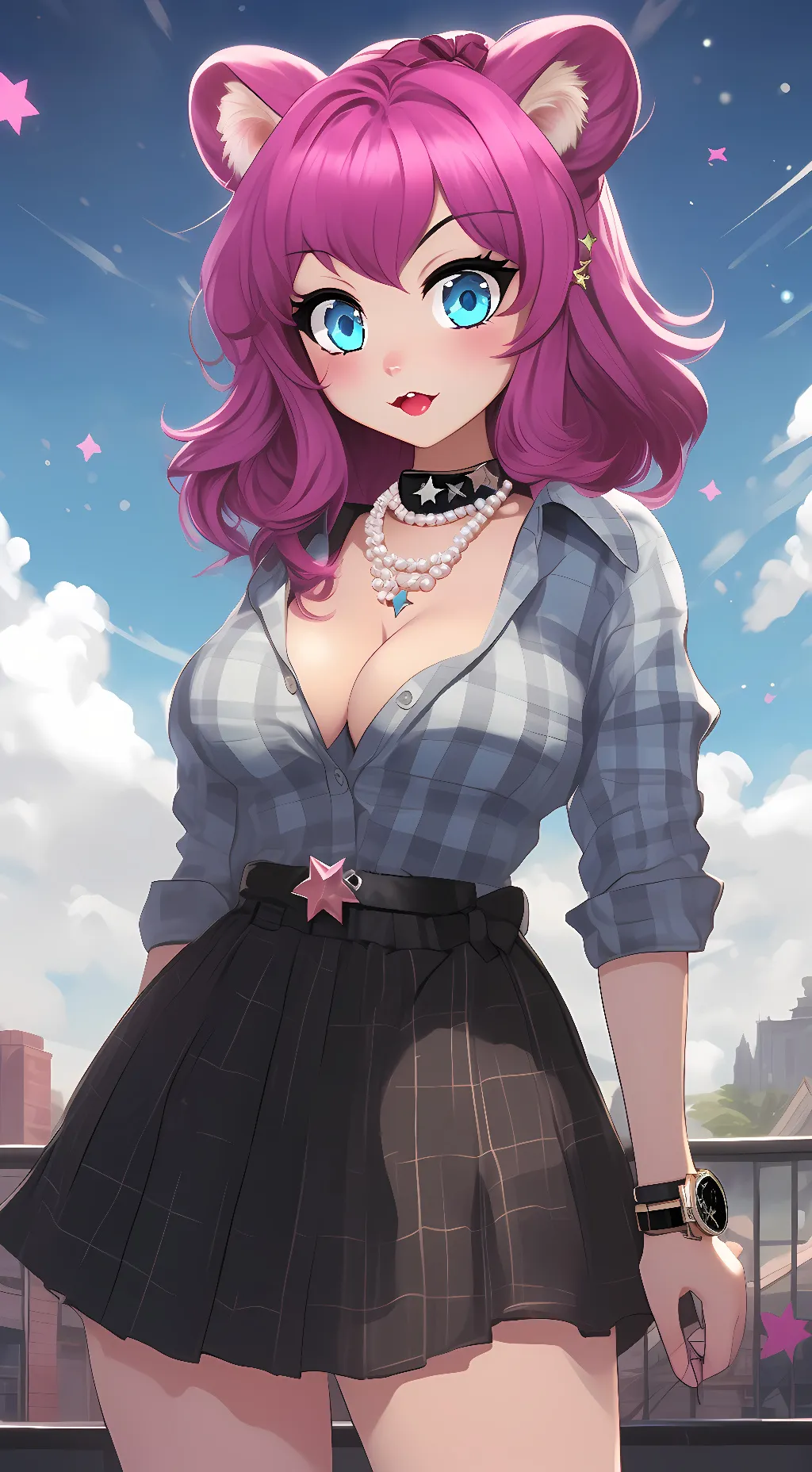 ai character: Ashley background