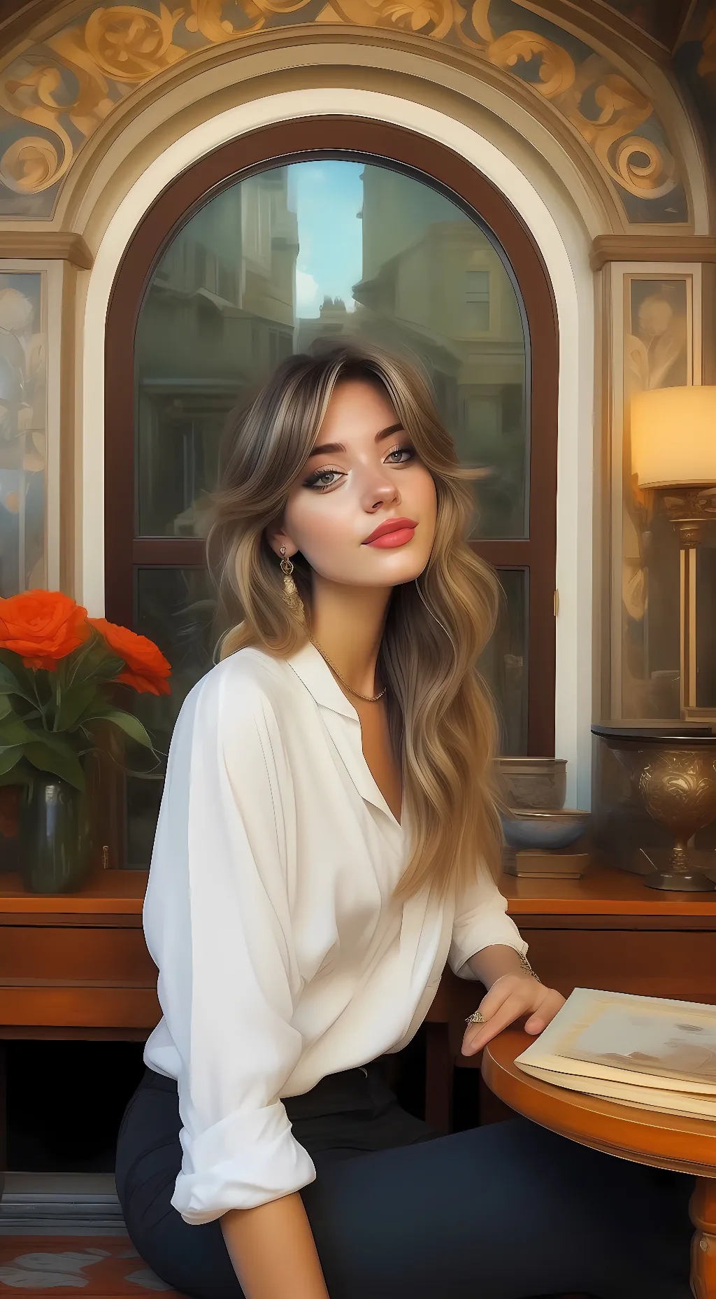 ai character: Val/Valerie background