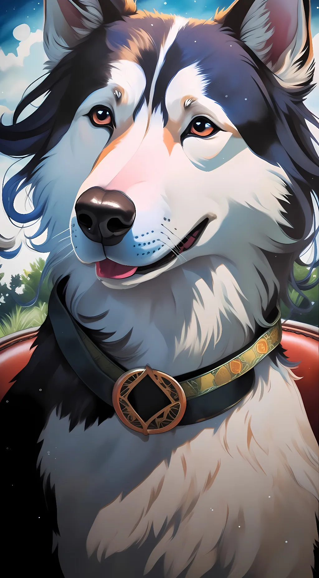 ai character: good boy  background