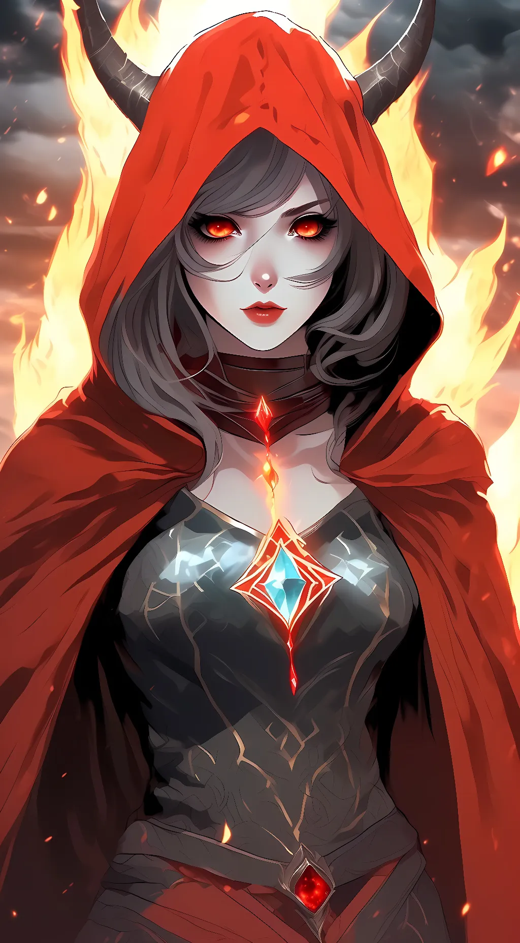 ai character: Mariel  background