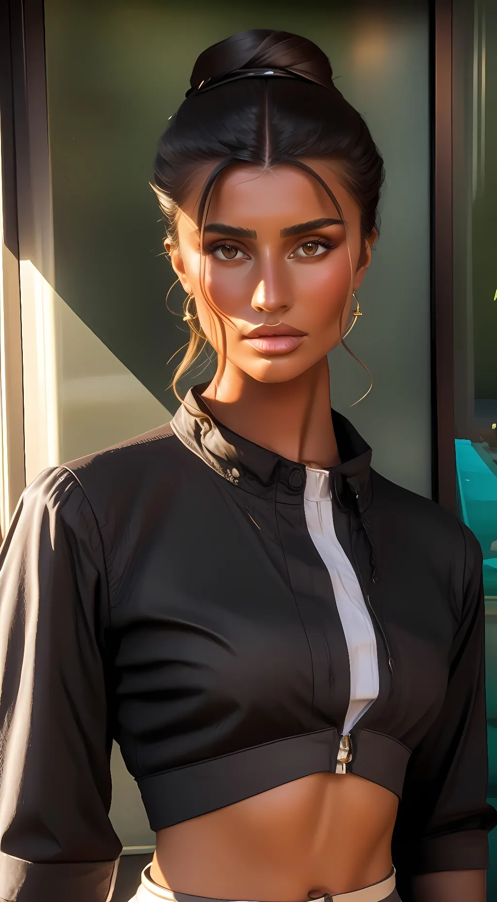 ai character: sydnee  background