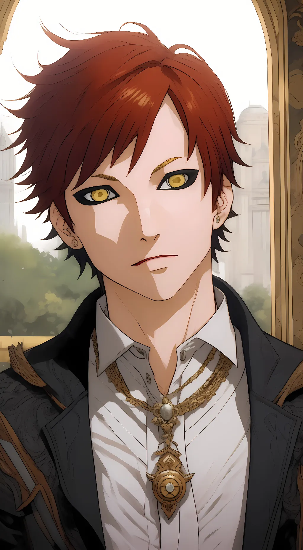 ai character: Gaara  background