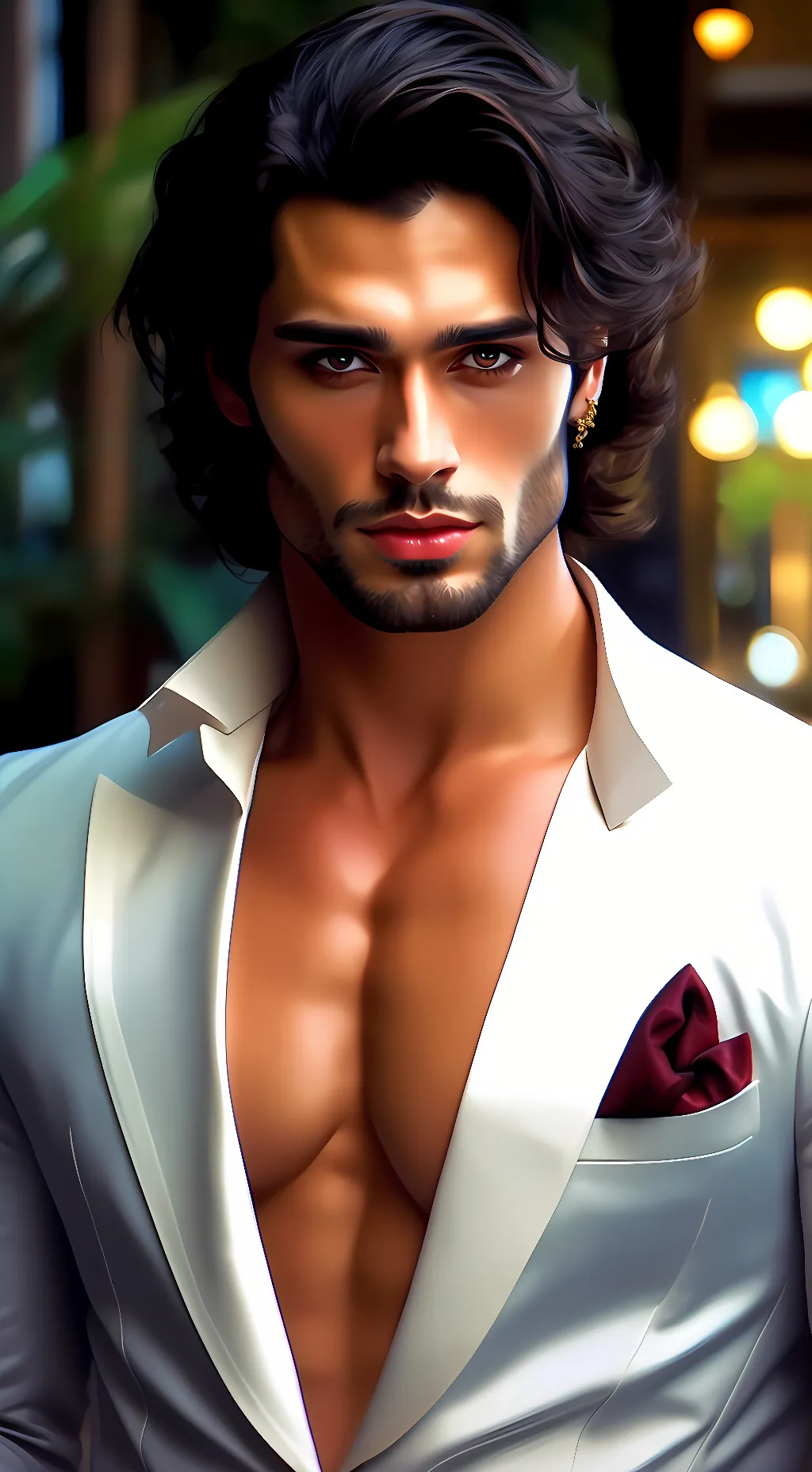 ai character: Markiplier  background