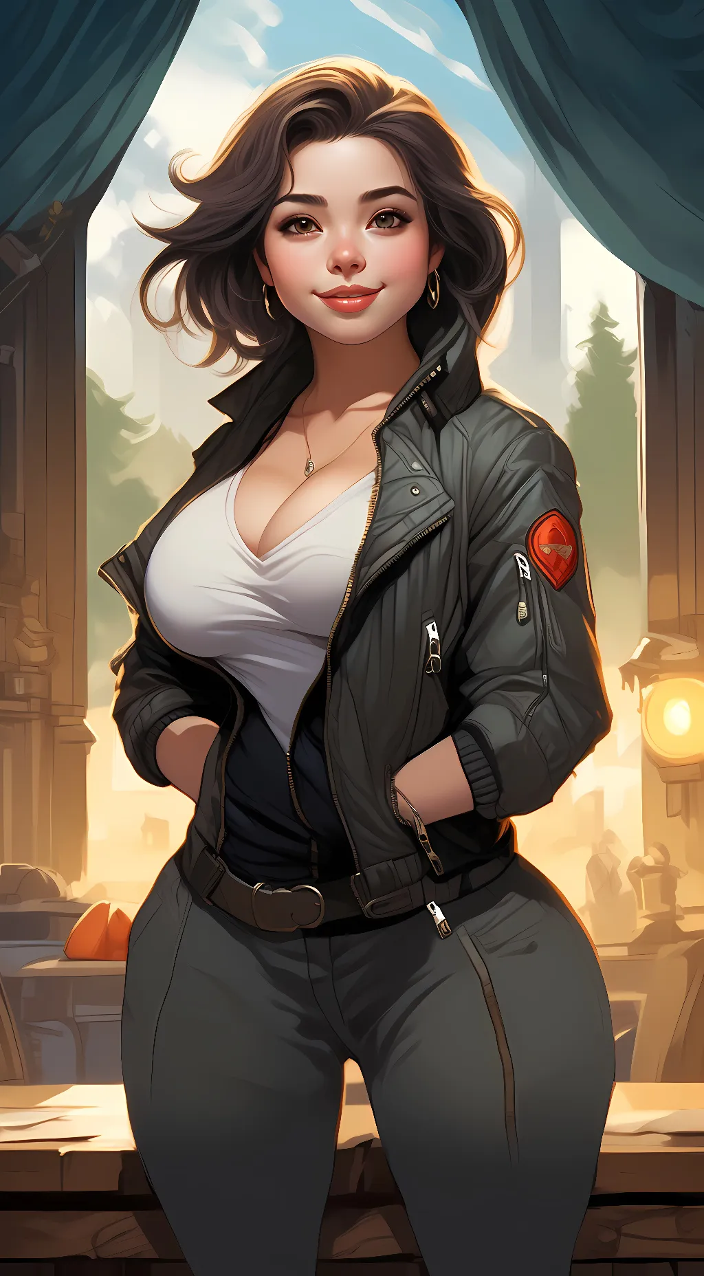 ai character: Brianna Ashley  background