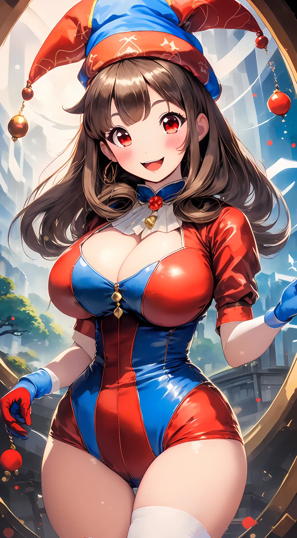 ai character: Pomni (tadc human background