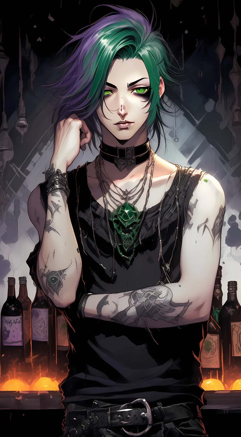 ai character: Onyx background