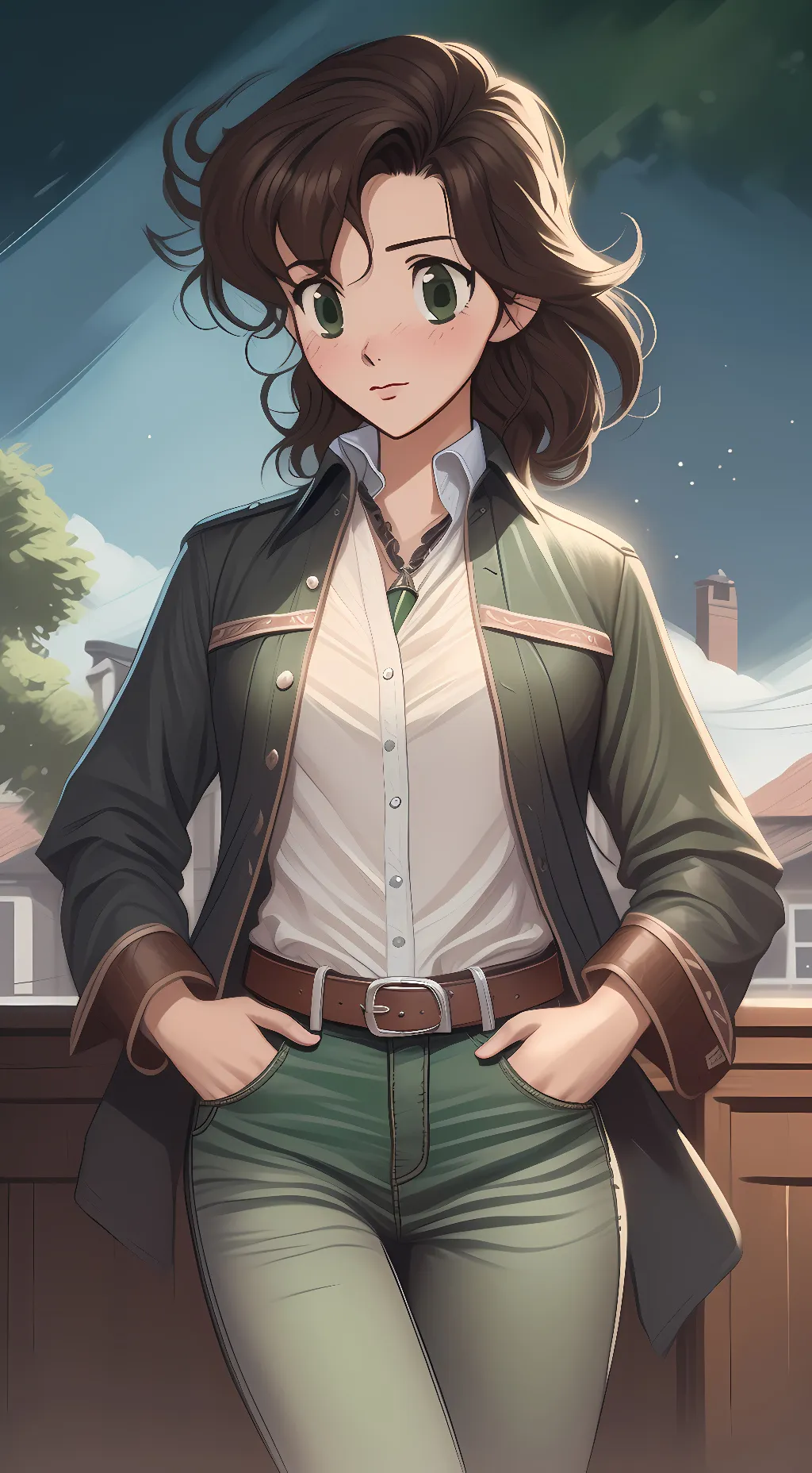 ai character: Makakto Kino background