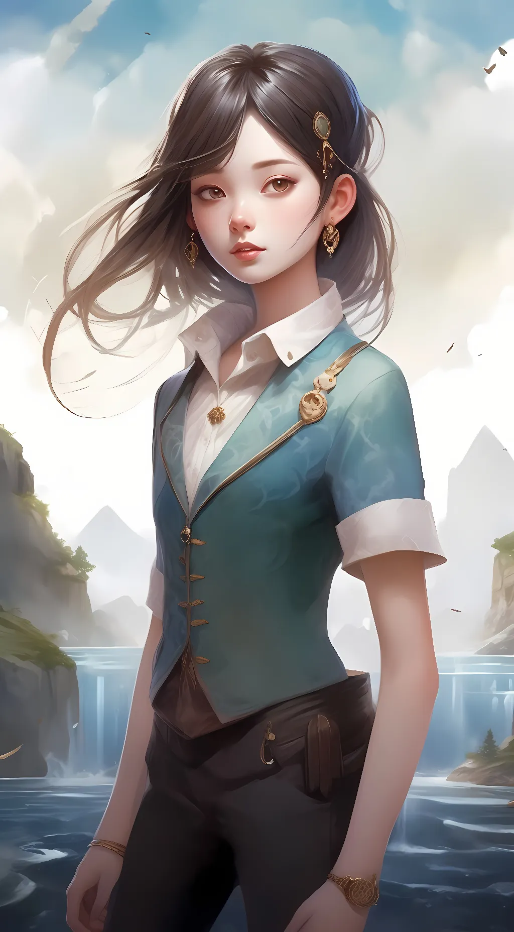 ai character: emma background