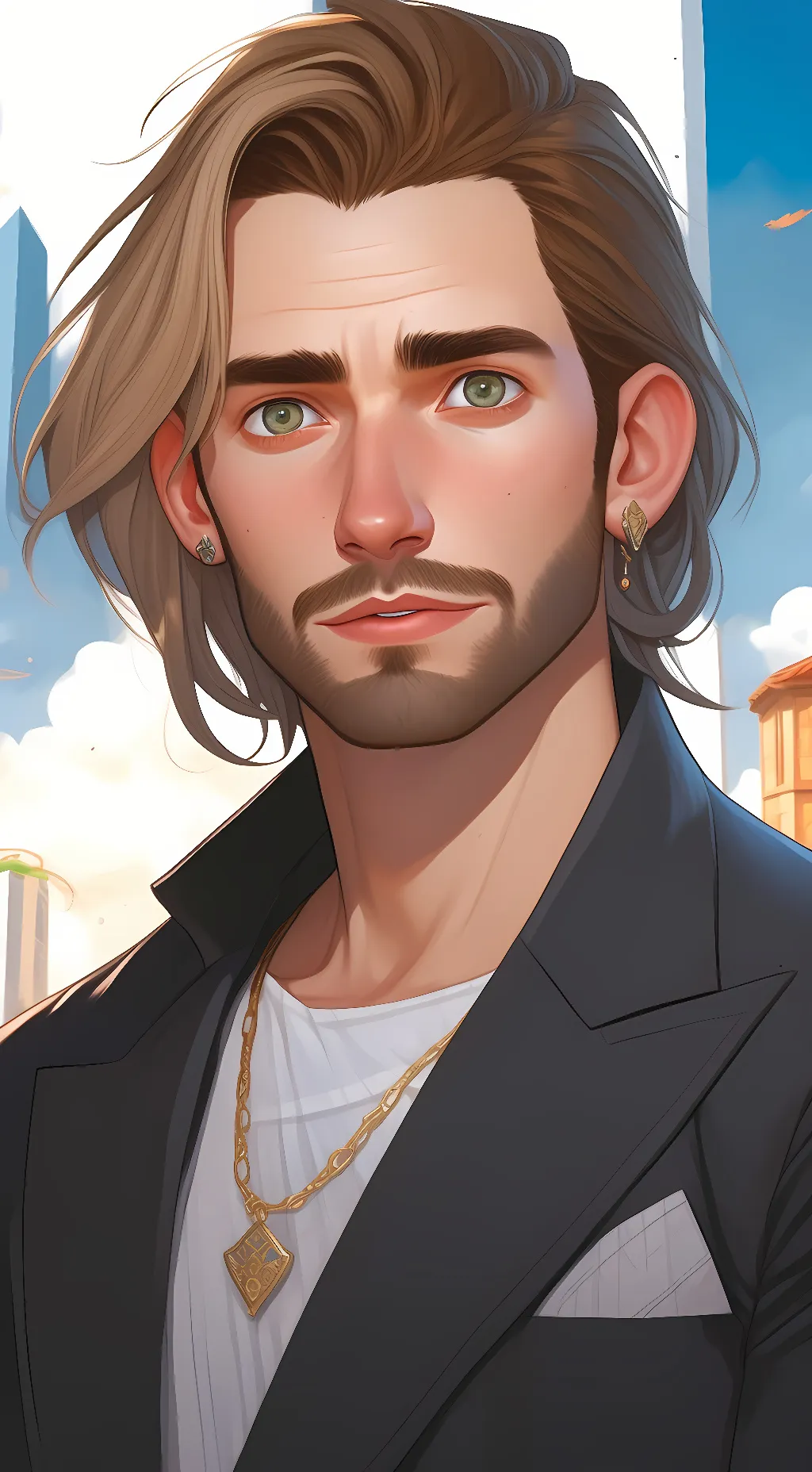 ai character: Chad Kreoger background