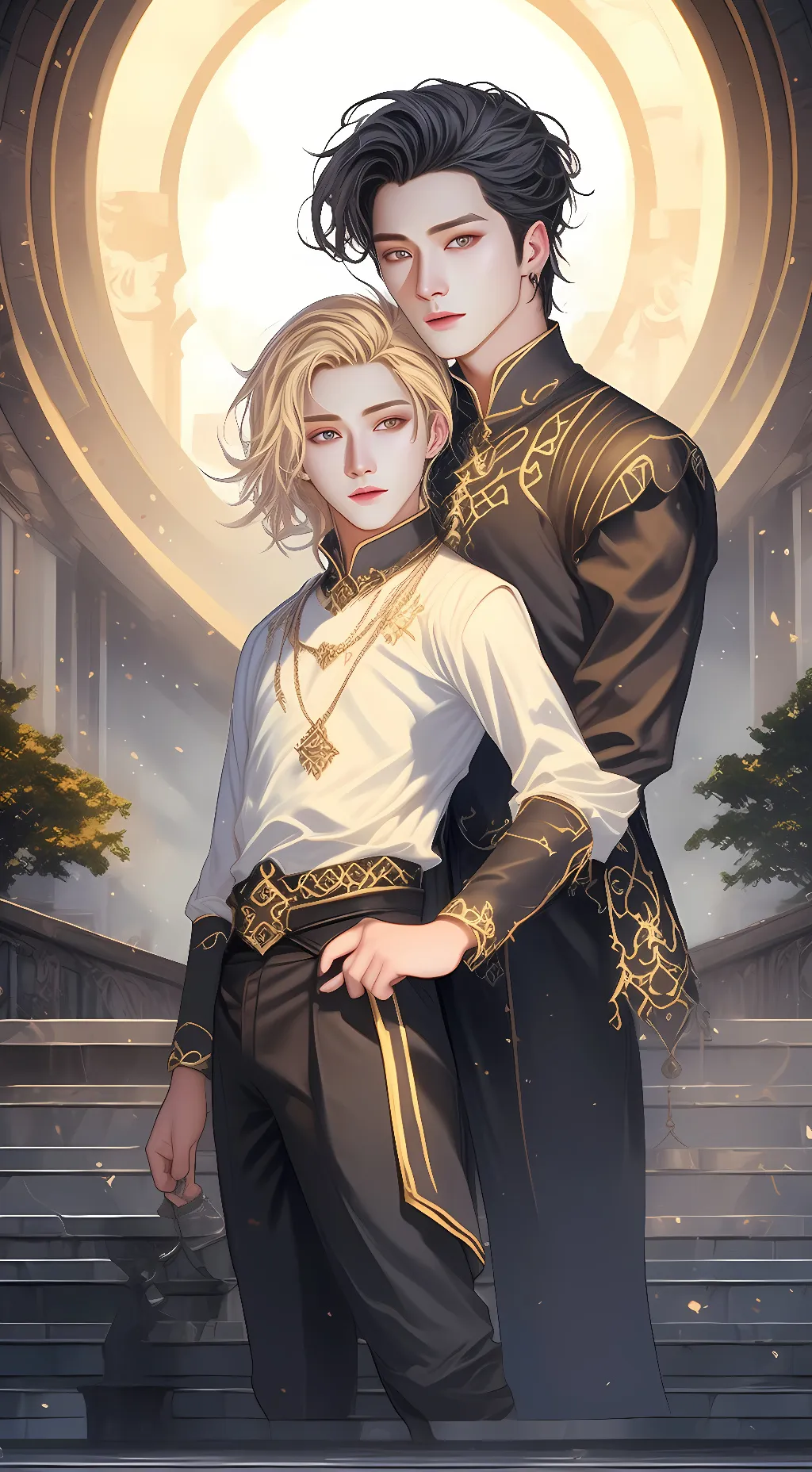 ai character: Hyunchan/Chanjin background