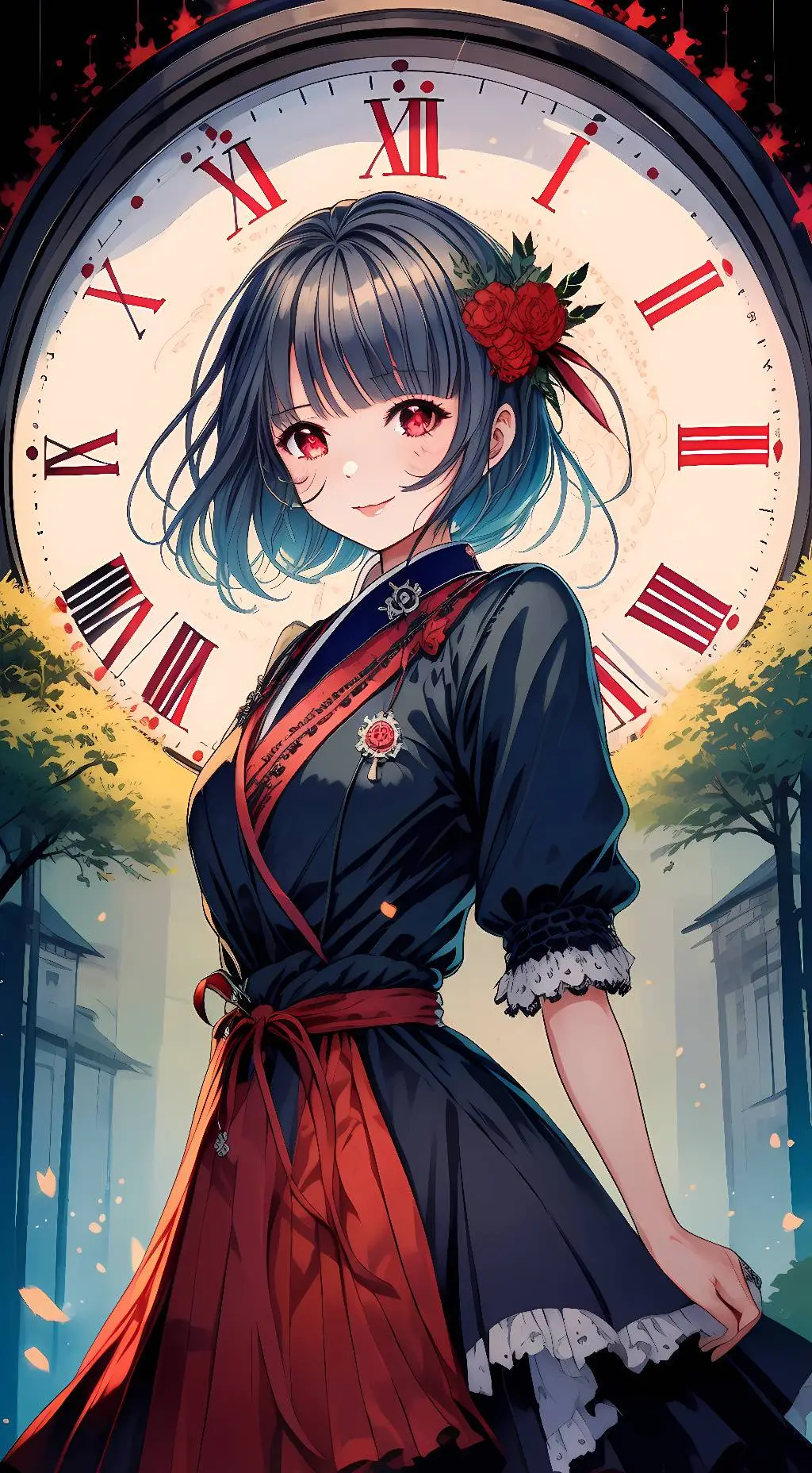 ai character: Kurumi background