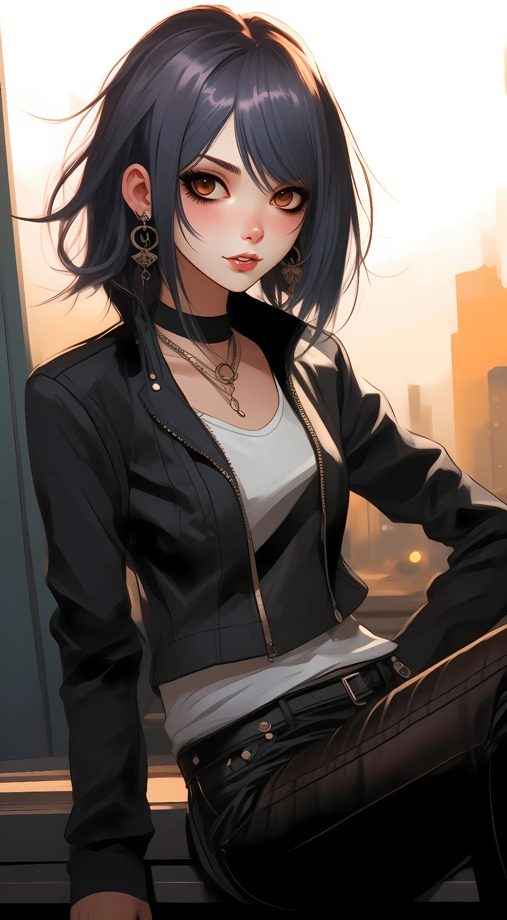 ai character: Haley  background