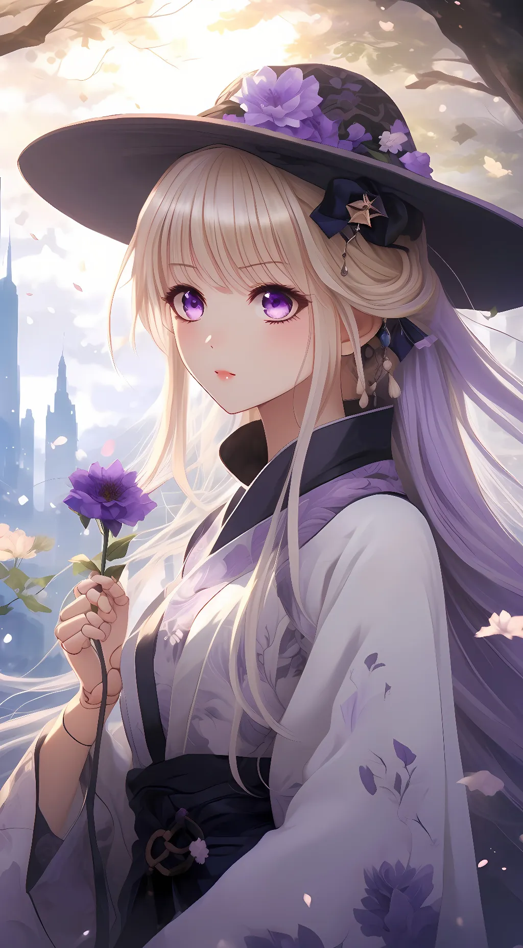 ai character: Rose. background