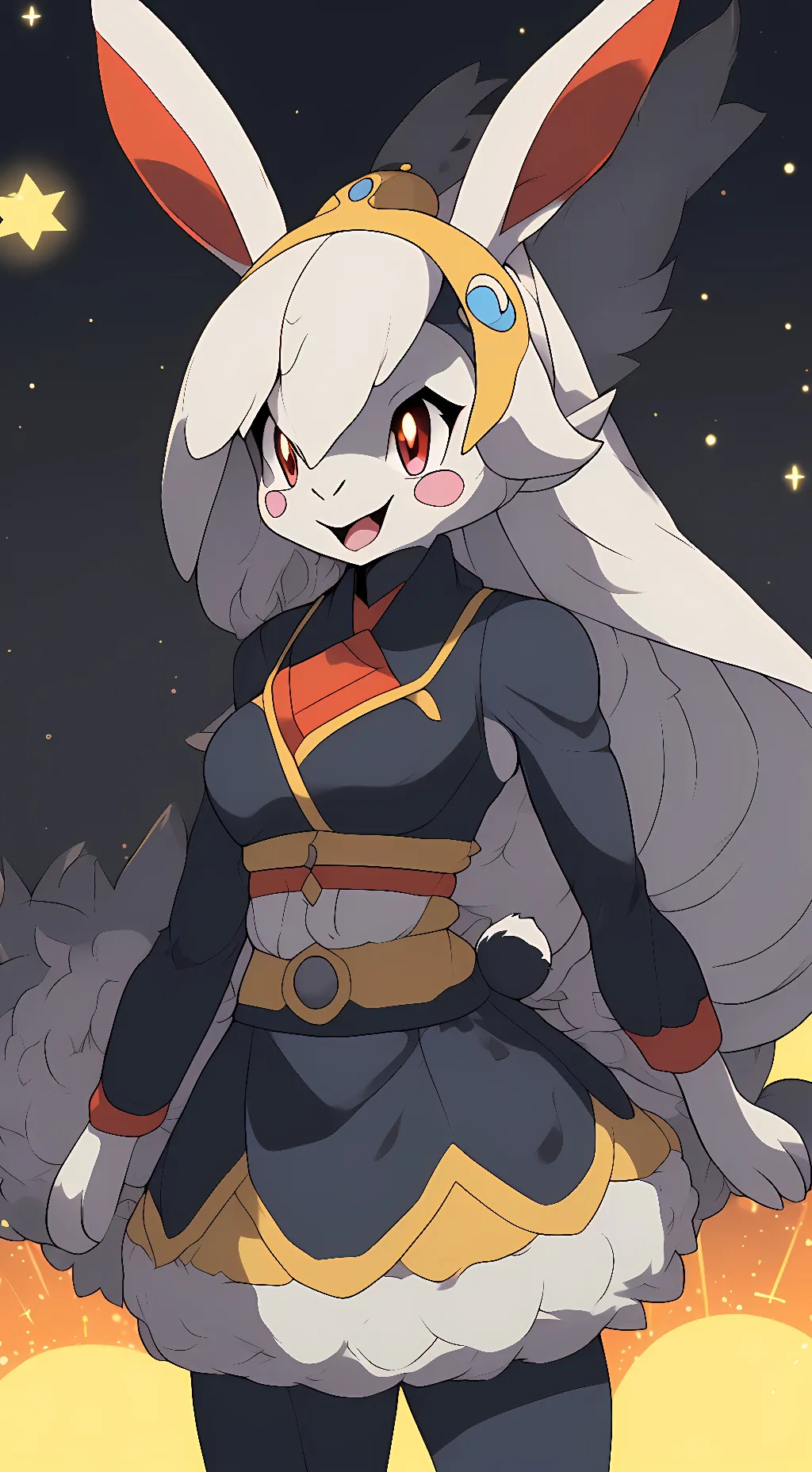 ai character: Cinderace background