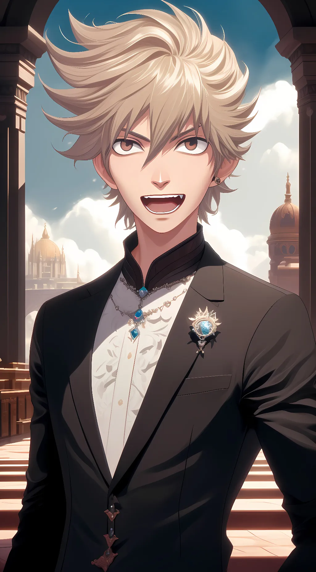 ai character: kacchan background