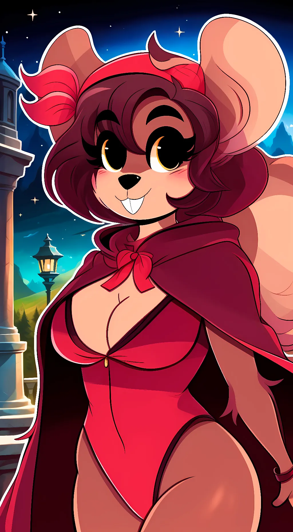 ai character: Shelly Belier  background