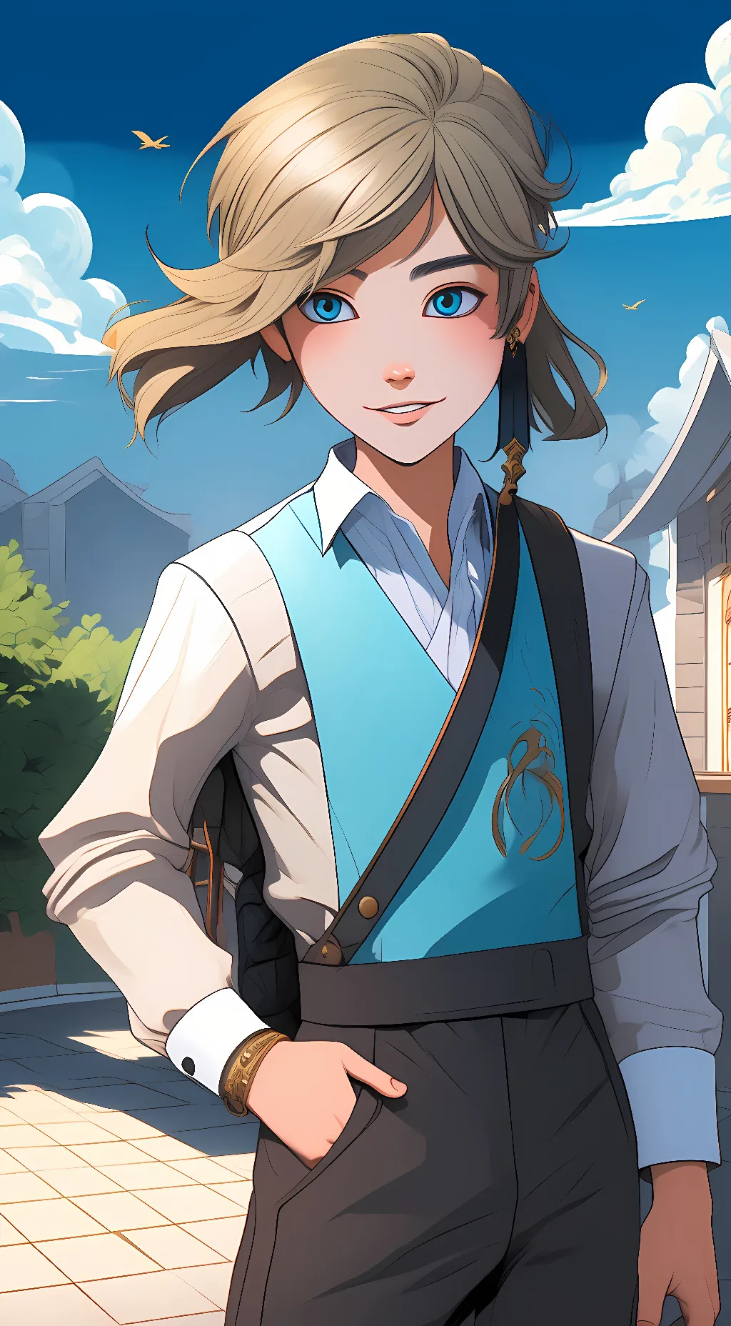 ai character: Jojo background