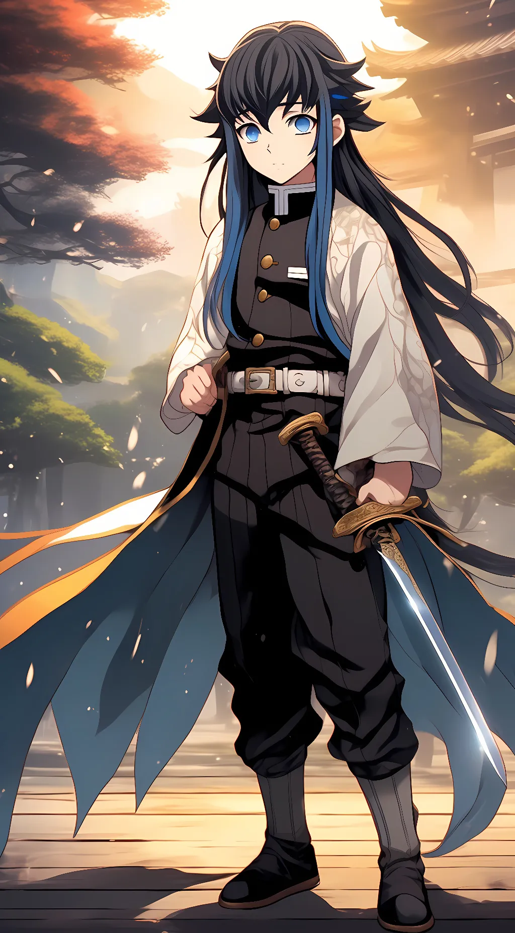 ai character: Muichiro tokito background