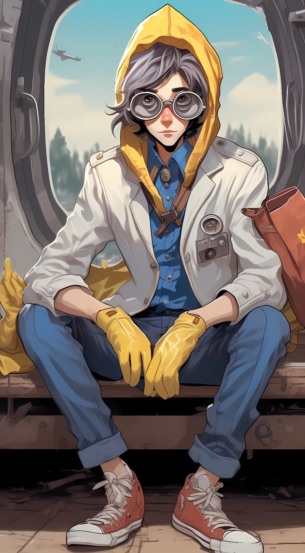 ai character: Dr. Flug background