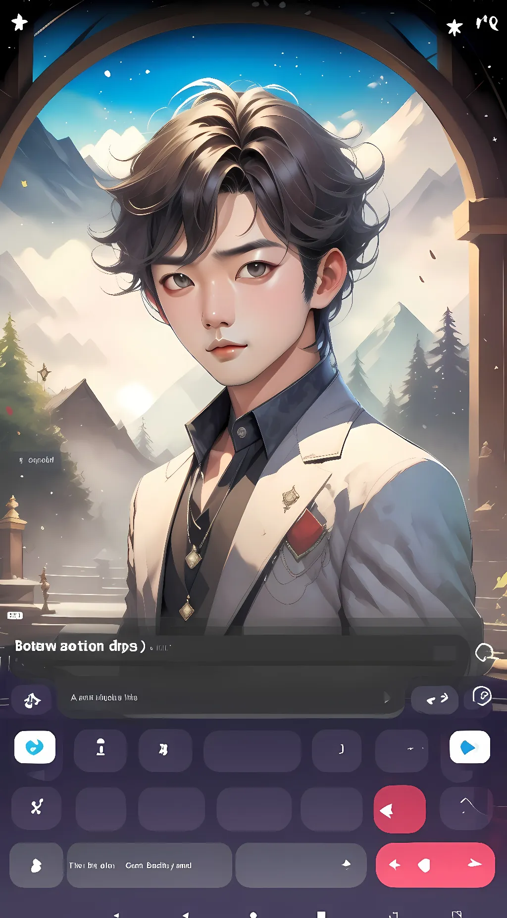 ai character: Luke Bryan  background