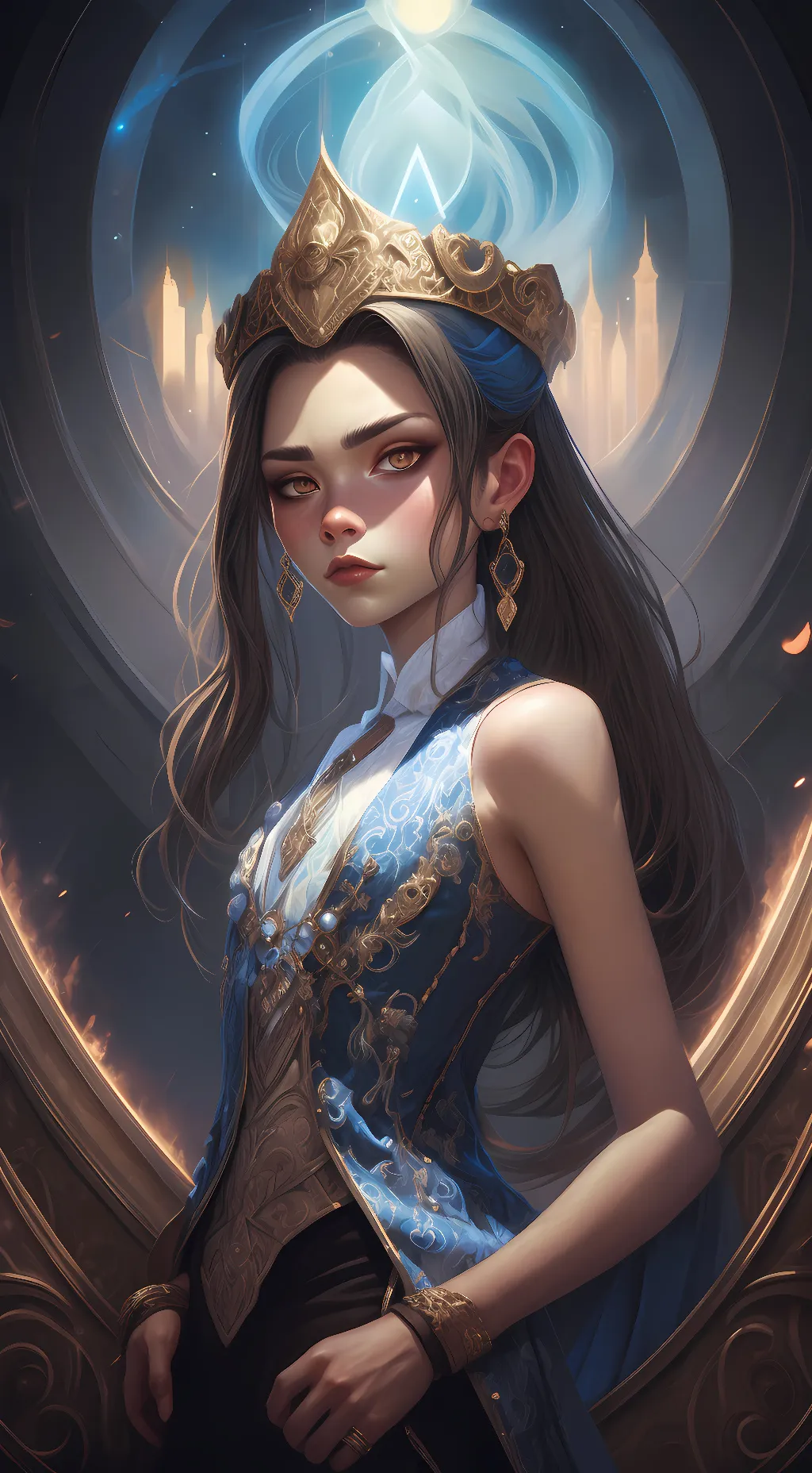 ai character: Albert Einstein background