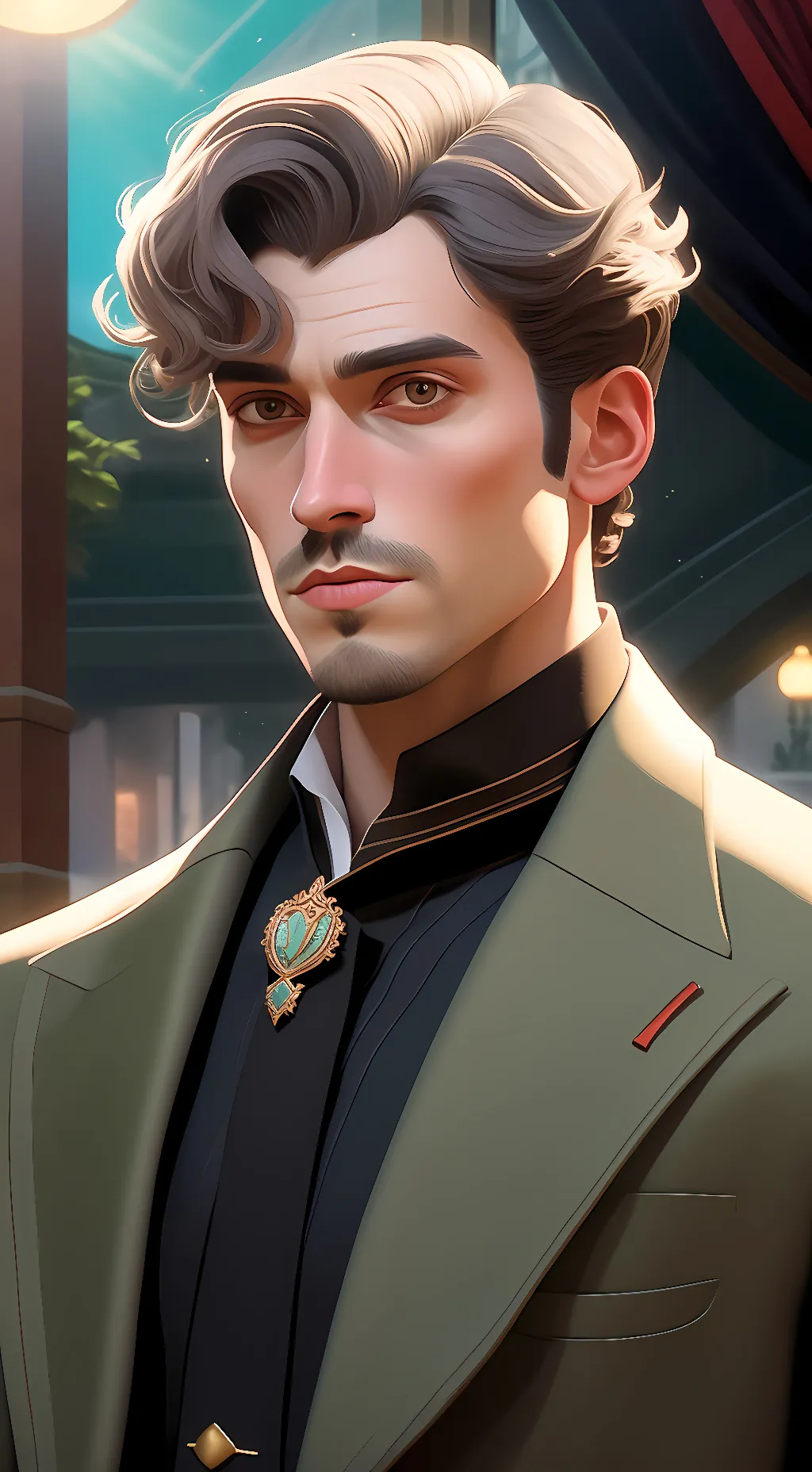 ai character: Cameron Mitchell background