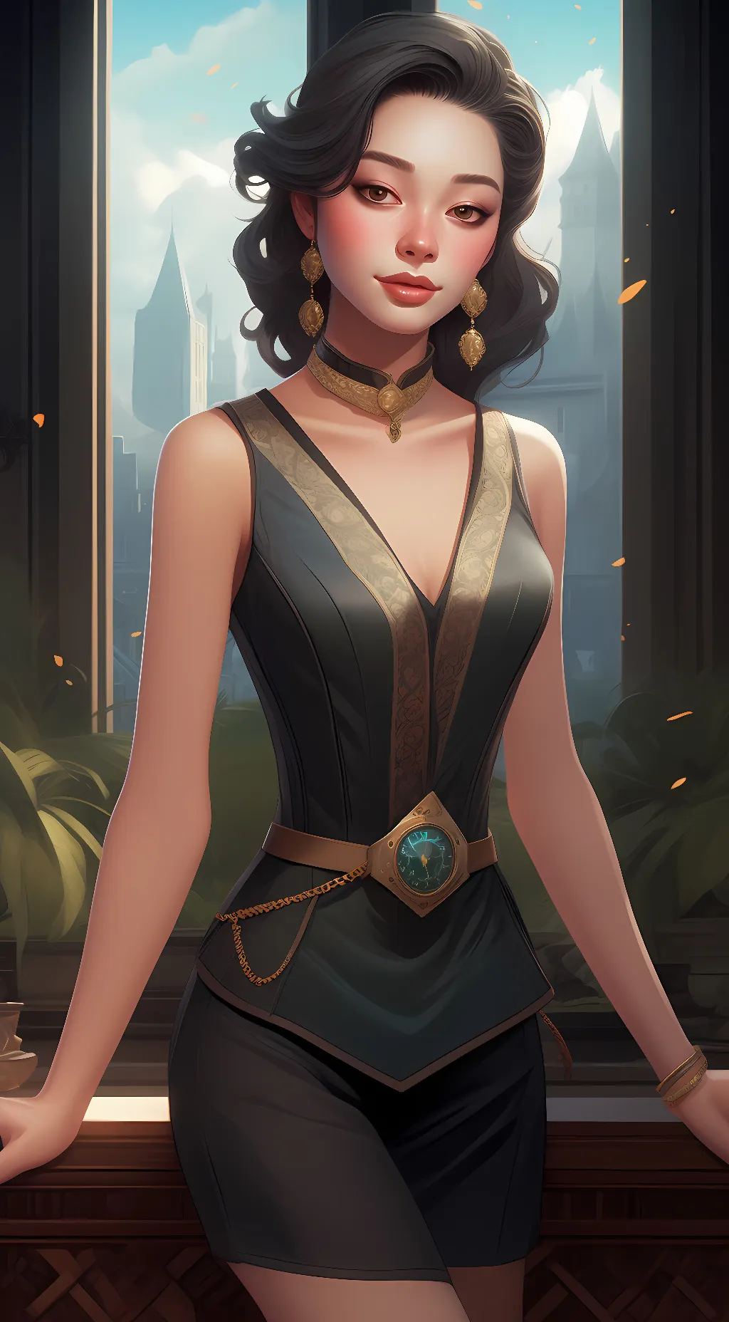 ai character: Gabriela  background