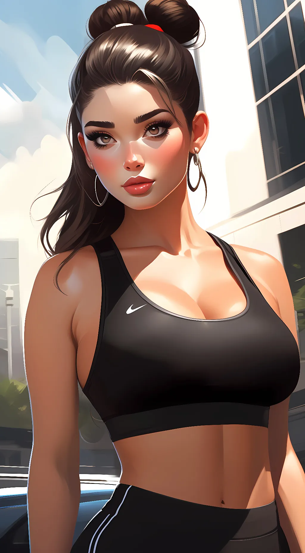 ai character: Sasha background