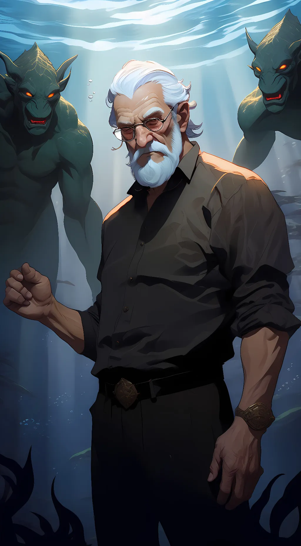 ai character: Luke background