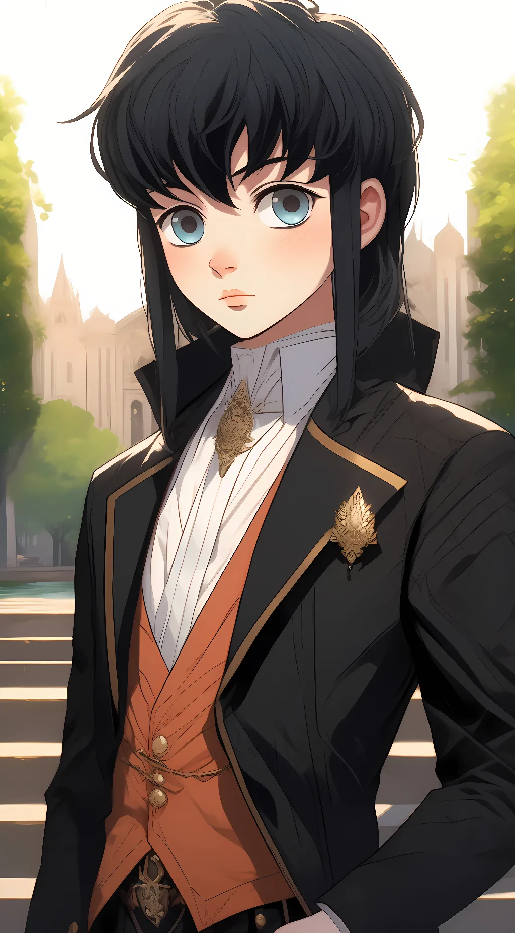 ai character: Muichiro Tokito  background