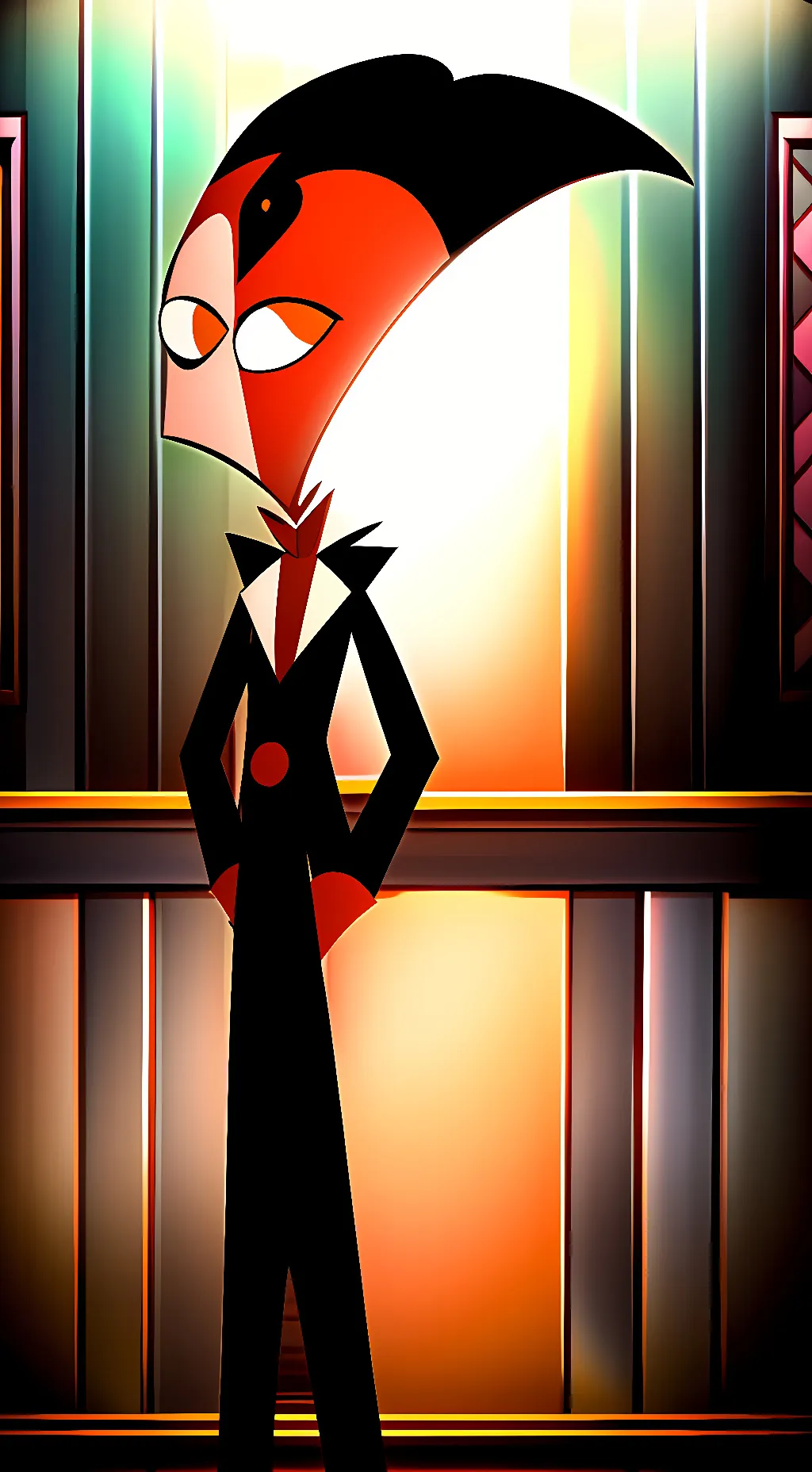 ai character: Blitzo background