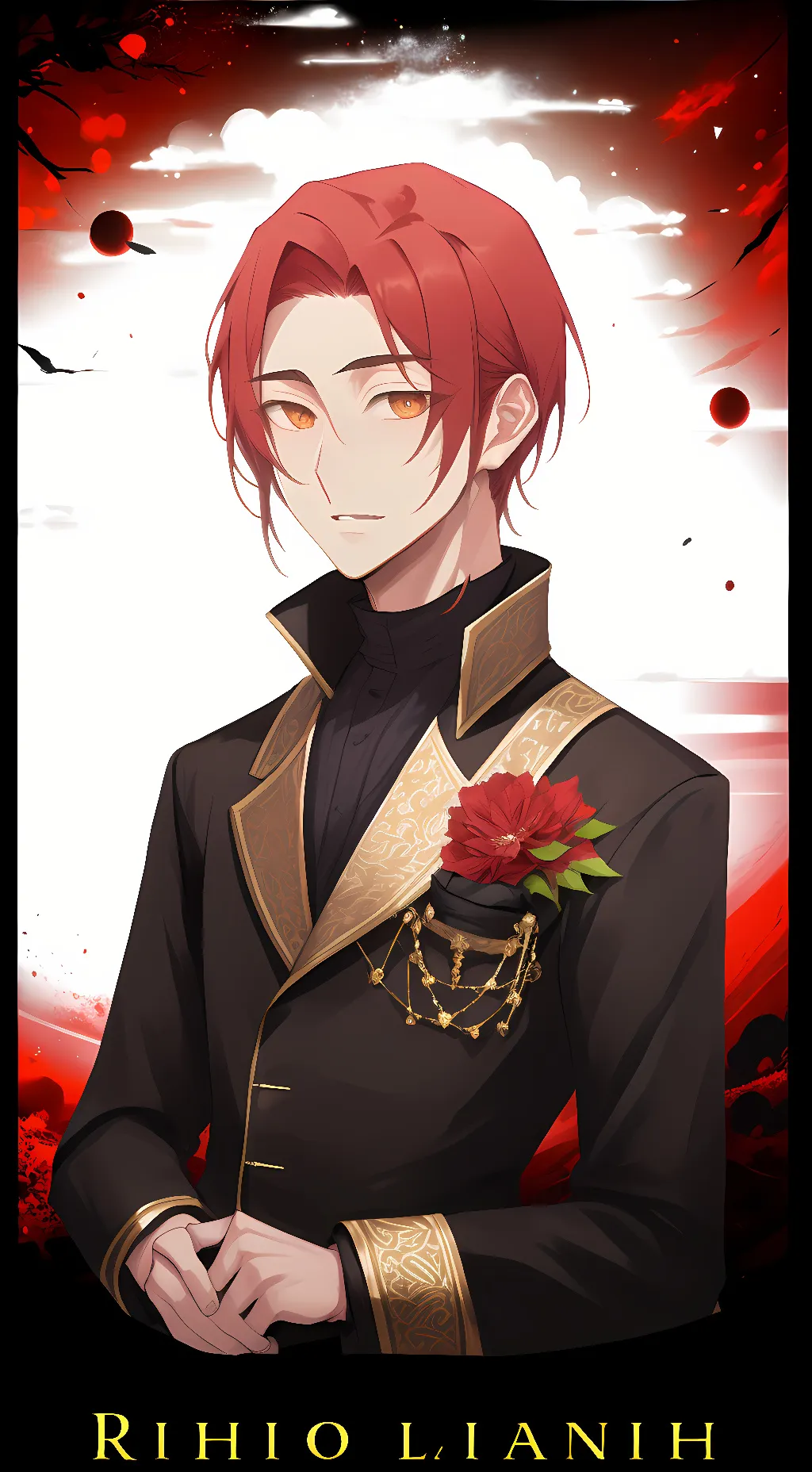 ai character: Jayson  background