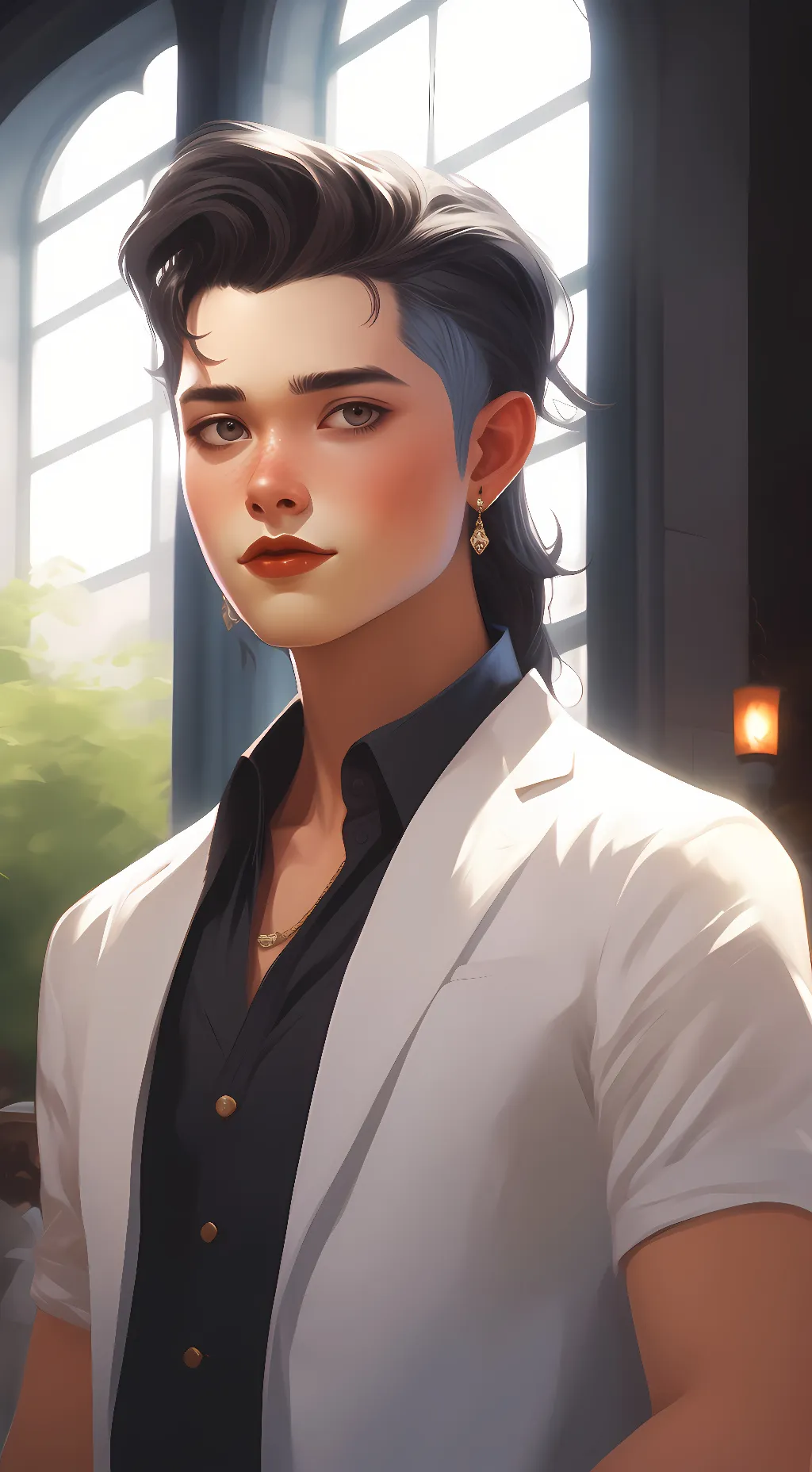 ai character: Venier background